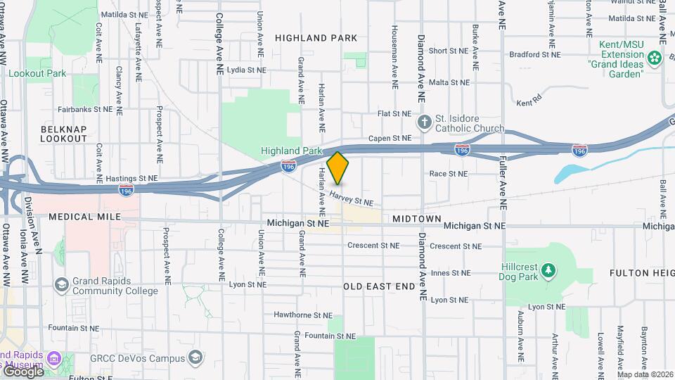 507 Eastern Ave NE Map and Location Details