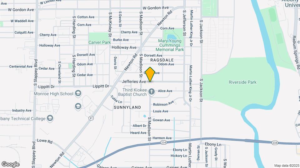 520 Jefferies Ave Map and Location Details