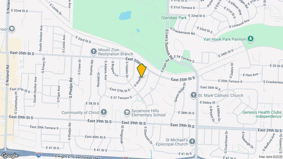 3605 S Stayton Ave Map and Location Details