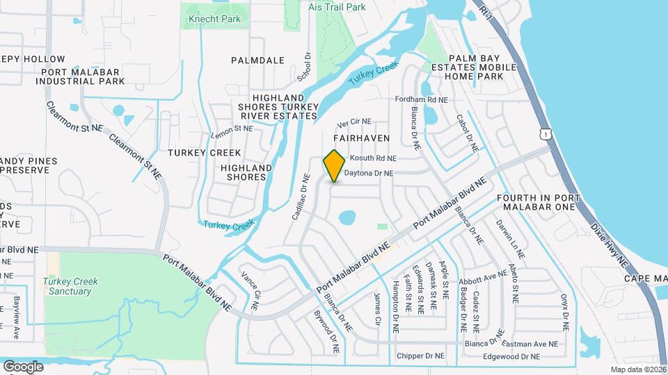 2780 Floresta Dr NE Map and Location Details