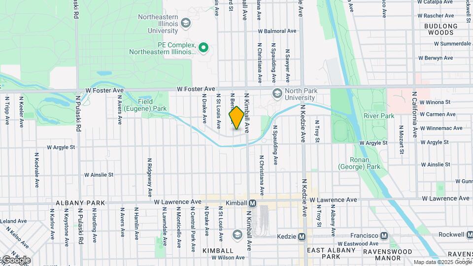 5025-5027 N Bernard St Map and Location Details
