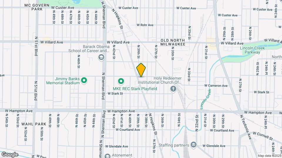 3829 W Fairmount Ave Mapa y Detalles de la Ubicación