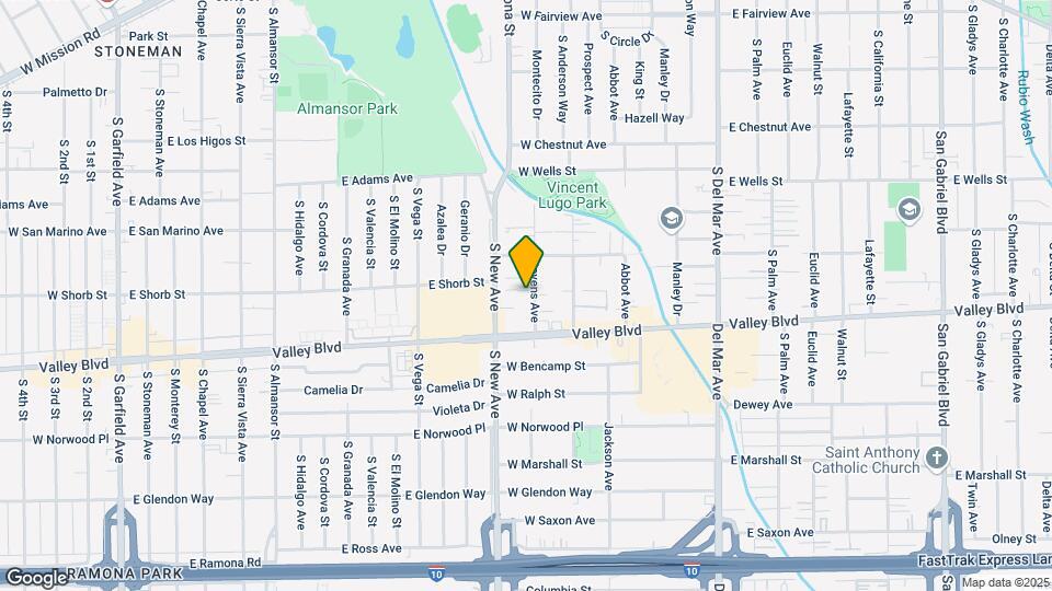1535 Stevens Ave Map and Location Details