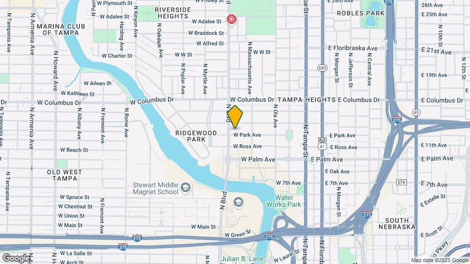 415 W Park Ave Map and Location Details