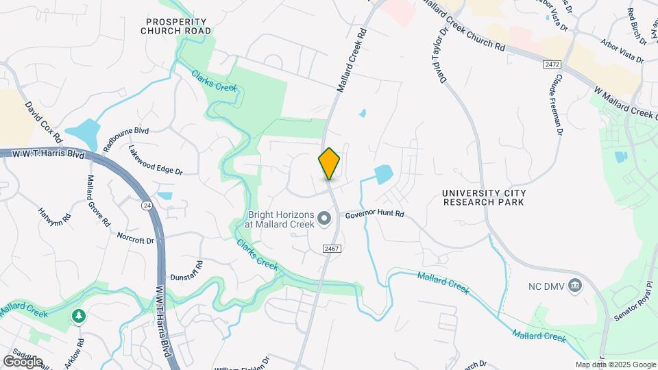 9414 Mallard Creek Rd Map and Location Details