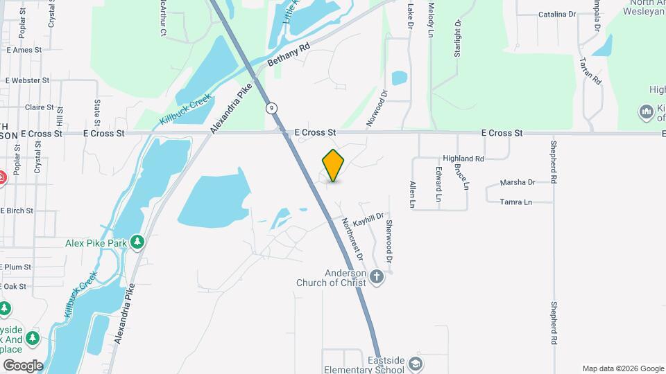 1704 S Cross Lakes Cir Mapa y Detalles de la Ubicación