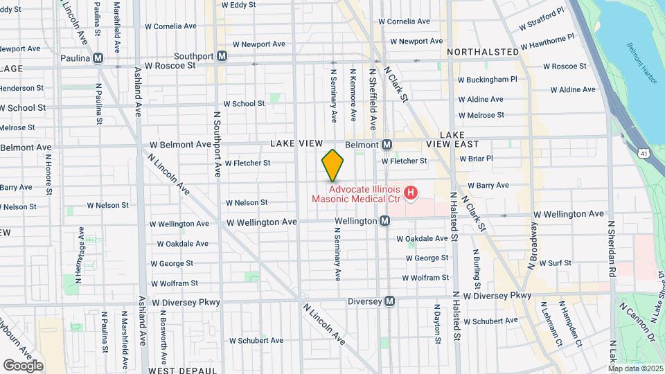 3052 N Seminary Ave Map and Location Details