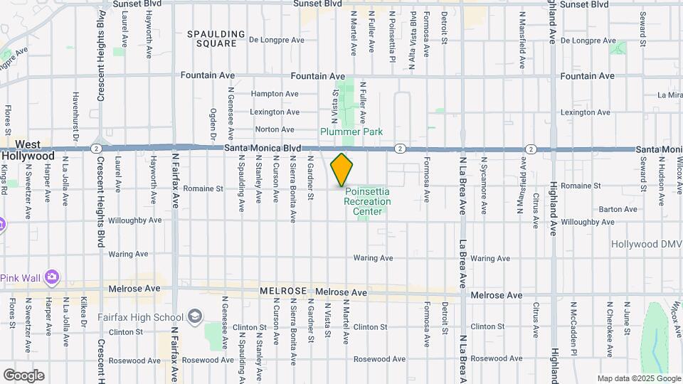 951 N Martel Ave Map and Location Details