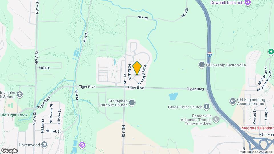 1602 NE Greenbrier Rd Map and Location Details