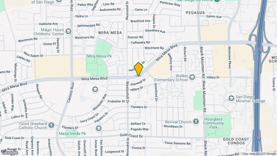 8815 Mira Mesa Blvd Mapa y Detalles de la Ubicación