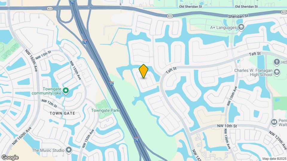 1642 NW 143rd Way Map and Location Details