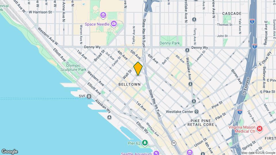 303 Battery St Map and Location Details