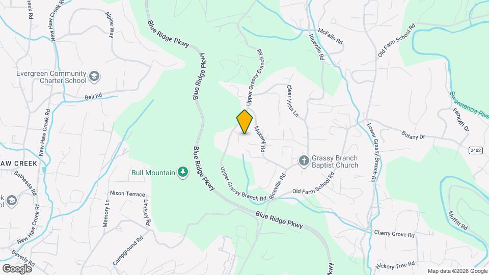 131 Upper Grassy Branch Rd Map and Location Details