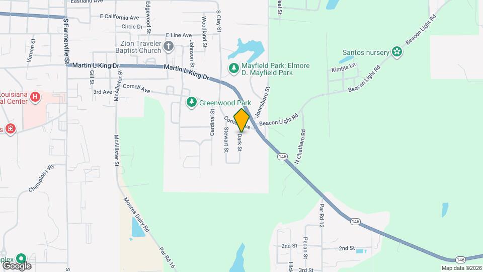 1307 Dark St Mapa y Detalles de la Ubicación