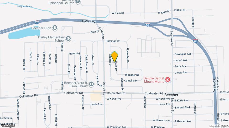 6163 Magnolia Dr Map and Location Details