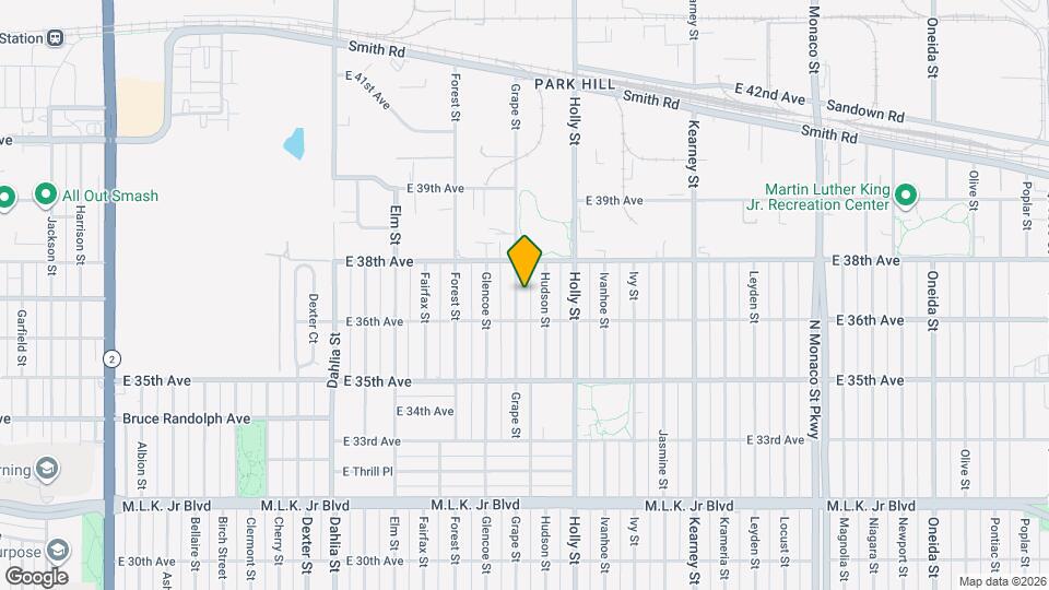 3632 Grape St Map and Location Details