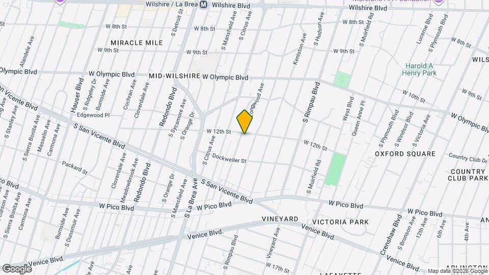 1206 S Longwood Ave Map and Location Details