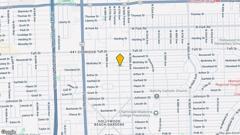 1407 N 57th Ave Map and Location Details