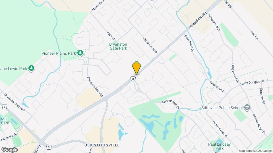 5992 Hazeldean Rd Map and Location Details