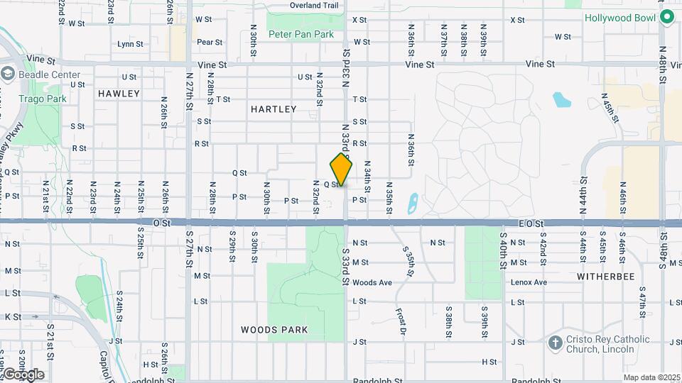 221 N 33rd St, Unit #1 Map and Location Details