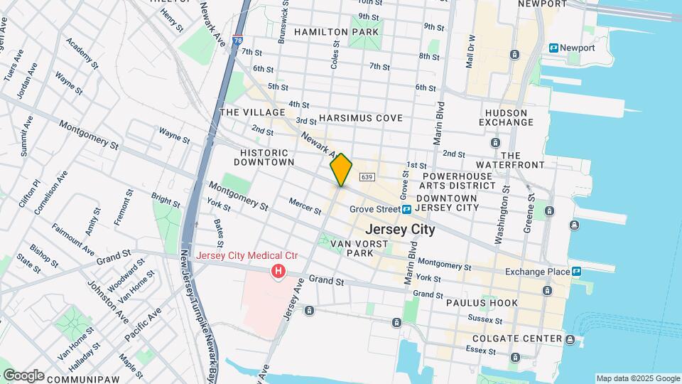 516 Jersey Ave Map and Location Details