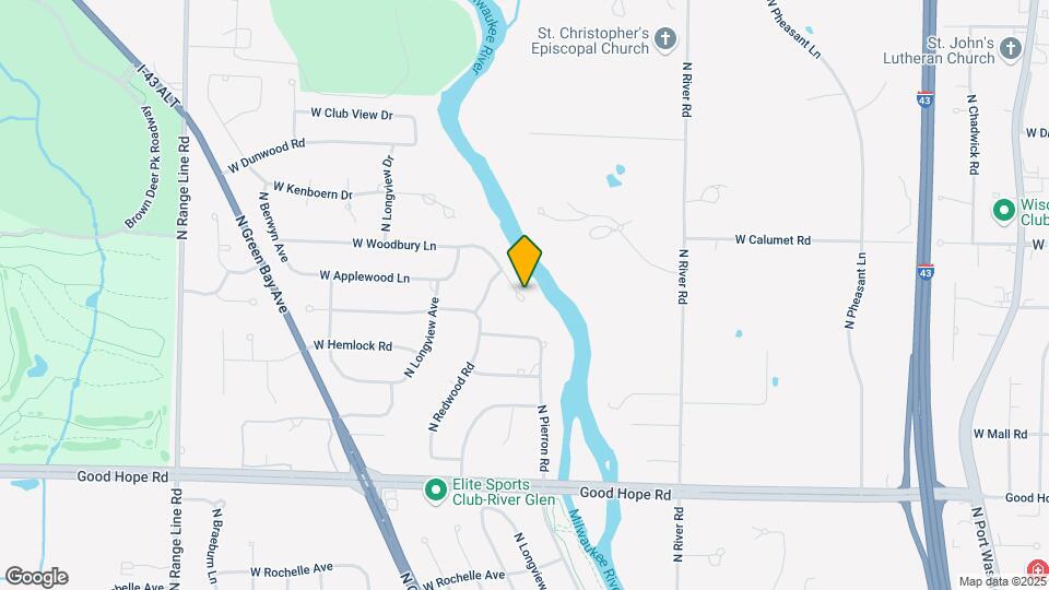 1804 W Woodbury Ln Map and Location Details