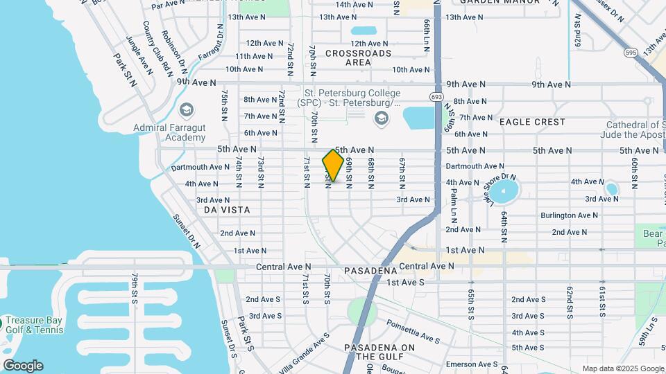 6946 4th Ave N Map and Location Details