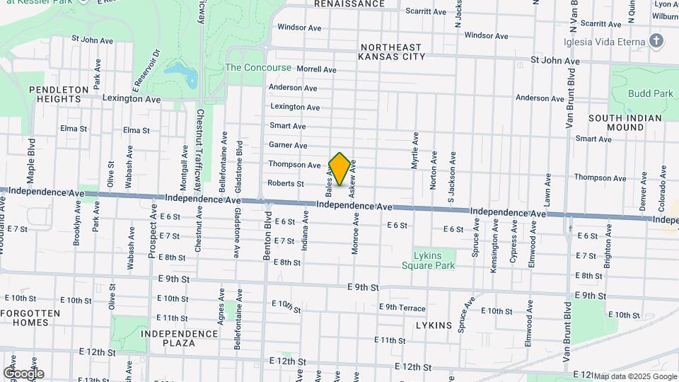 3511 Roberts St Map and Location Details