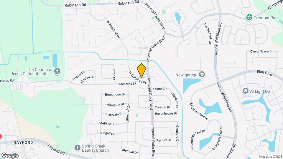 1919 W Welsford Dr Map and Location Details