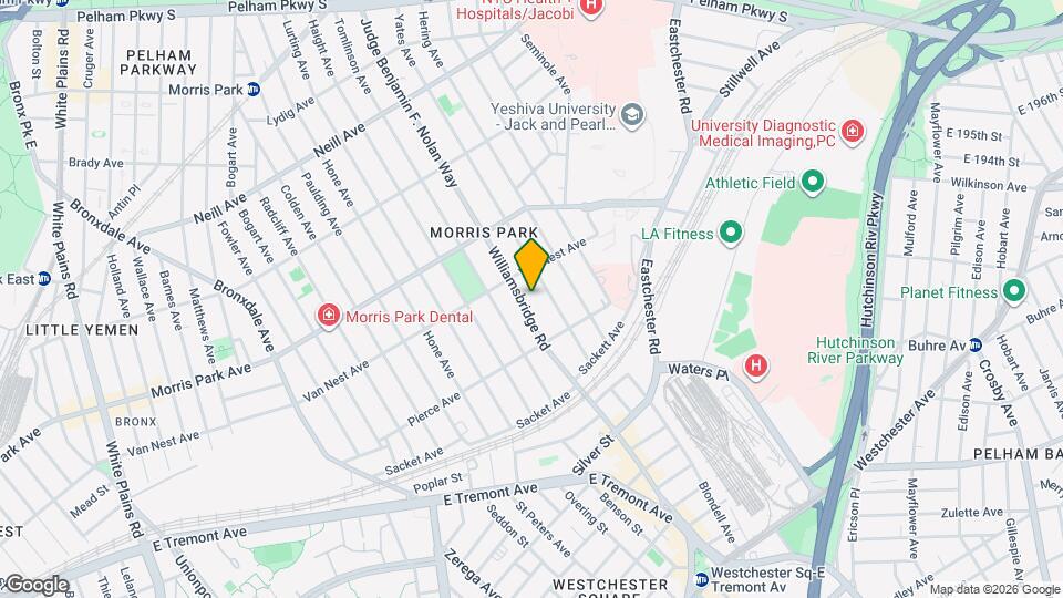 1642 Williamsbridge Rd Map and Location Details