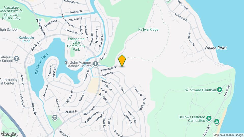 970 Kalawai Pl Map and Location Details