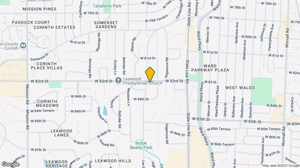 8301 Lee Blvd Map and Location Details