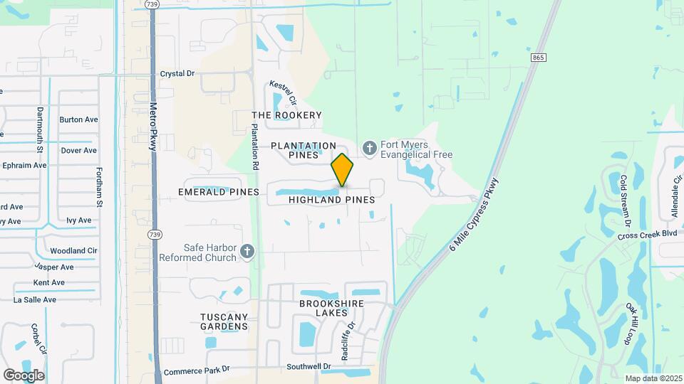 6704 Highland Pines Cir Map and Location Details