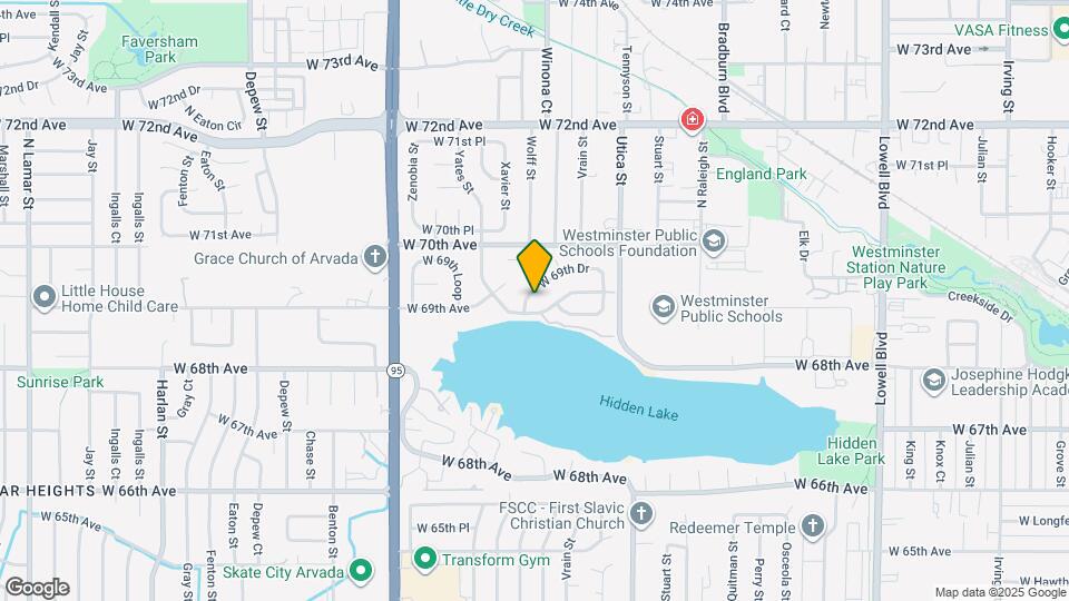 4822 W 69th Dr Map and Location Details