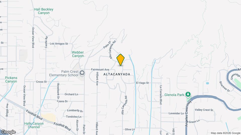 5237 Alta Canyada Rd Map and Location Details