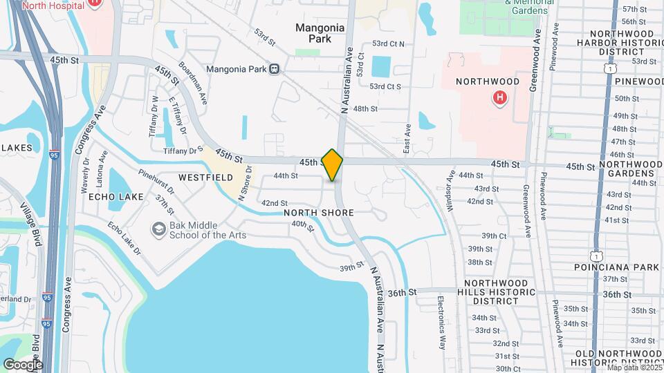 4401 N Australian Ave Map and Location Details