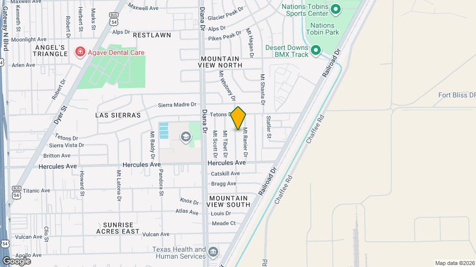 8420 Mt Whitney Dr Map and Location Details