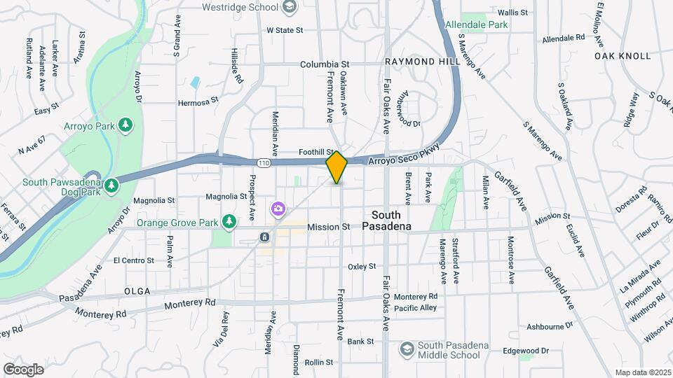 701 Fremont Ave Map and Location Details