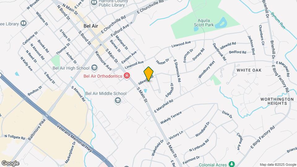111 Idlewild Rd, Unit 2B Map and Location Details