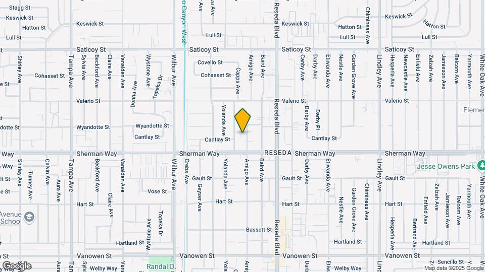 7237 Amigo Ave Map and Location Details