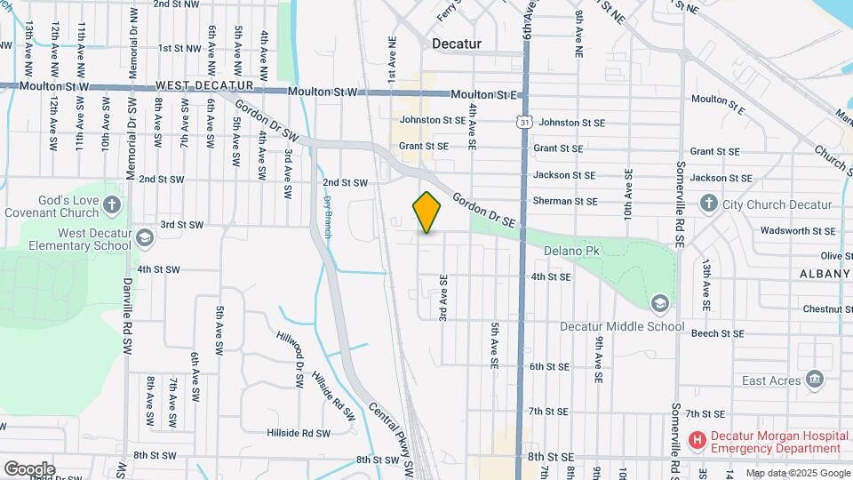 203 Prospect Dr SE Map and Location Details