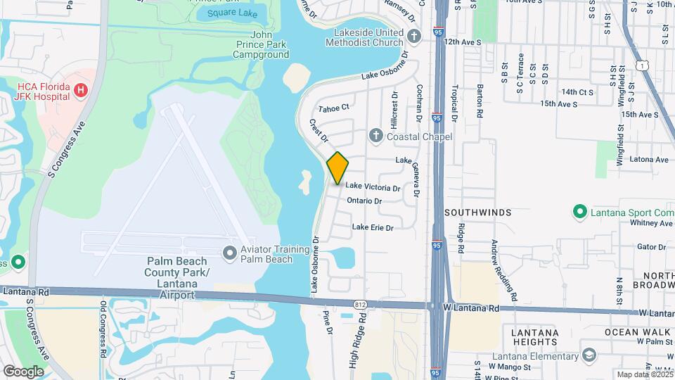 1615 Crest Dr Map and Location Details