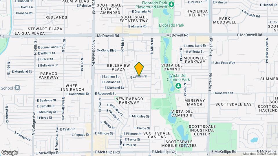 7501 E Latham St Map and Location Details
