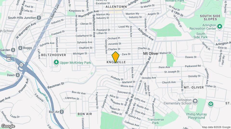 309 Bausman St Map and Location Details
