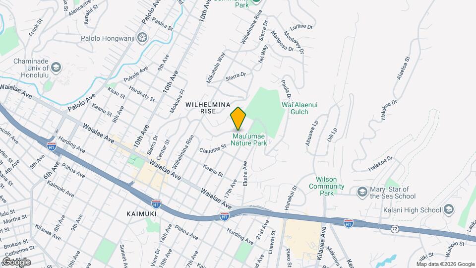 3840 Anuhea St Map and Location Details