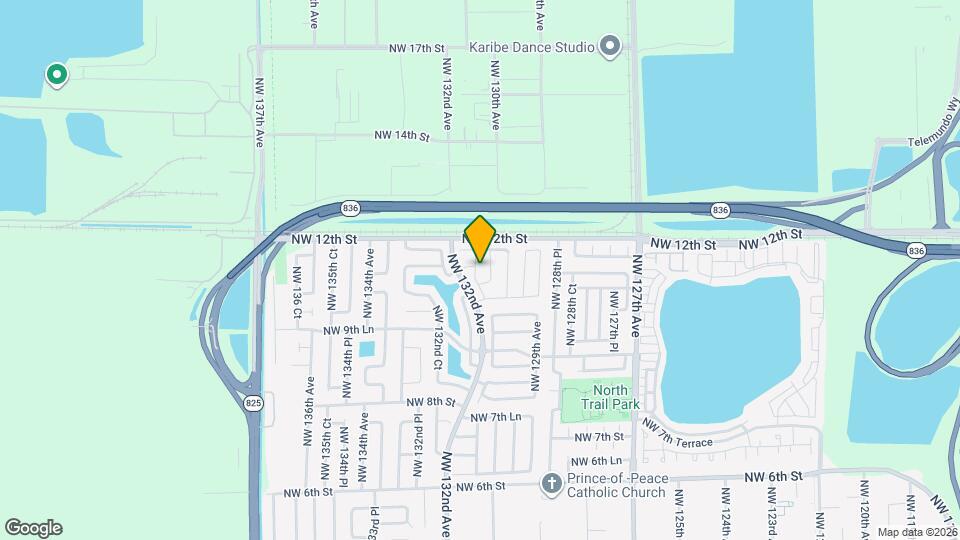 1057 NW 131st Ave Map and Location Details