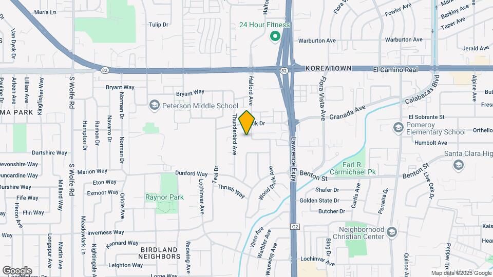 1200 Halford Ave Map and Location Details