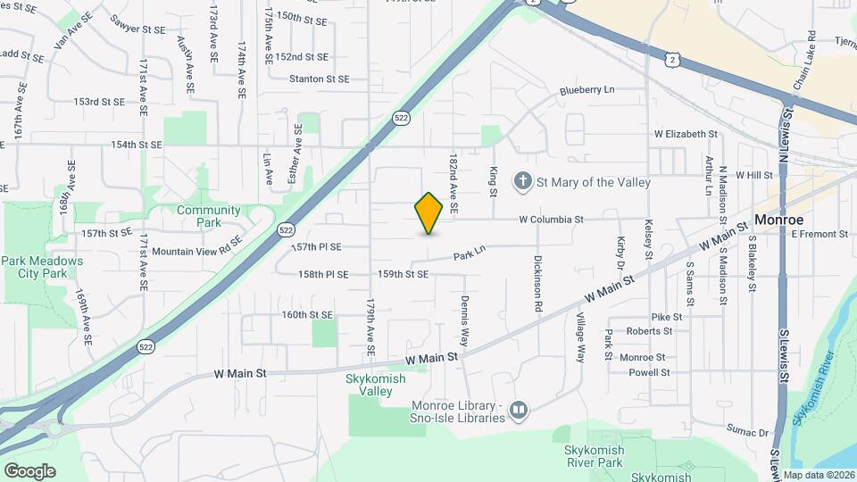 713 Park Ln Map and Location Details