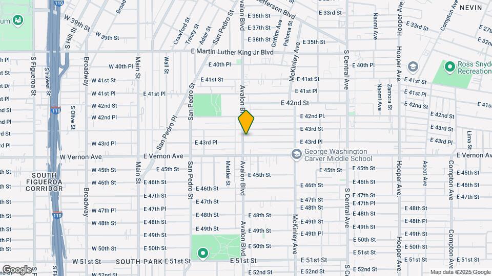 4318-4320 S Avalon Blvd Mapa y Detalles de la Ubicación