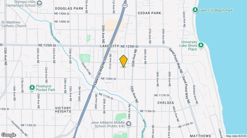 12043 33rd Ave NE Map and Location Details